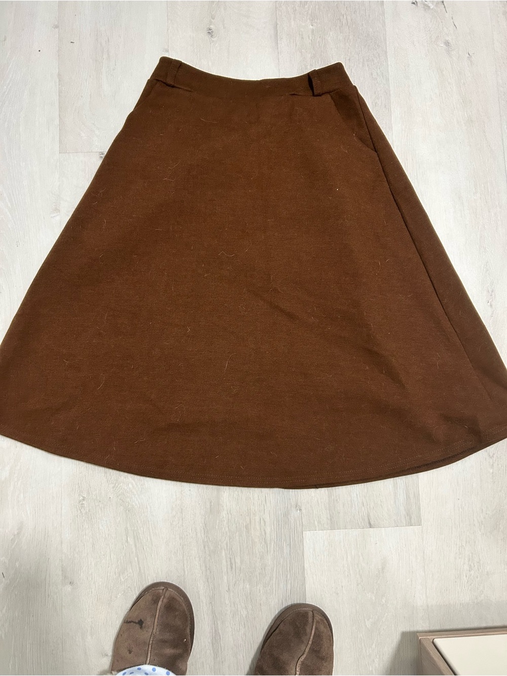 Brown A-Line Women's Skirt
